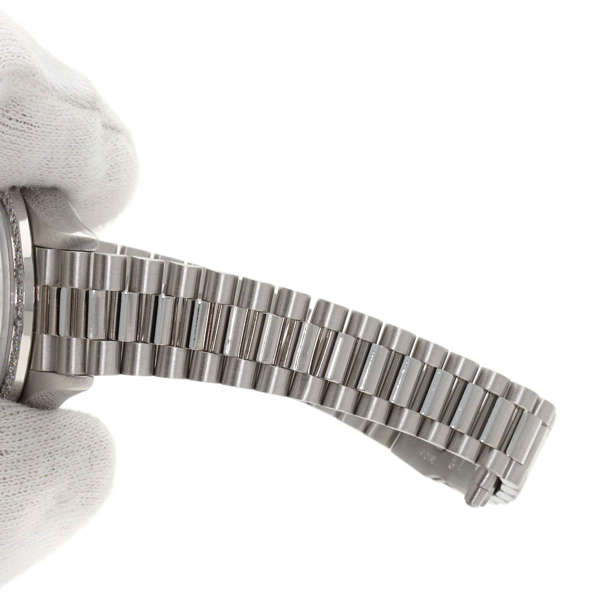 Rolex Datejust Diamond Watch PT — view 9