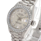 Rolex Datejust Diamond Watch PT — view 3