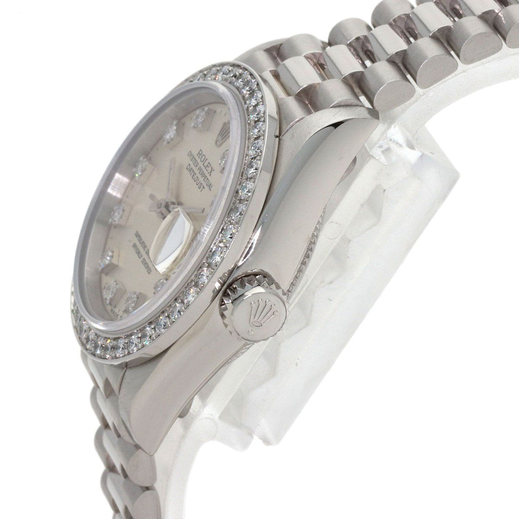 Rolex Datejust Diamond Watch PT — view 5