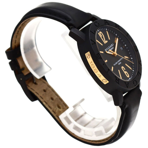 Bvlgari Carbon Gold Watch Leather — view 2