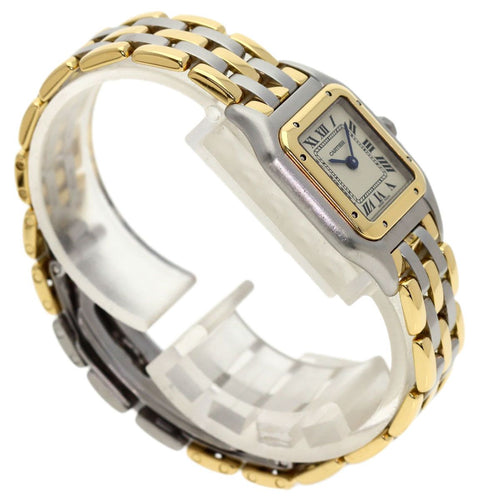 Cartier Panthère SM 3 Row Watch SS Yellow Gold — view 2