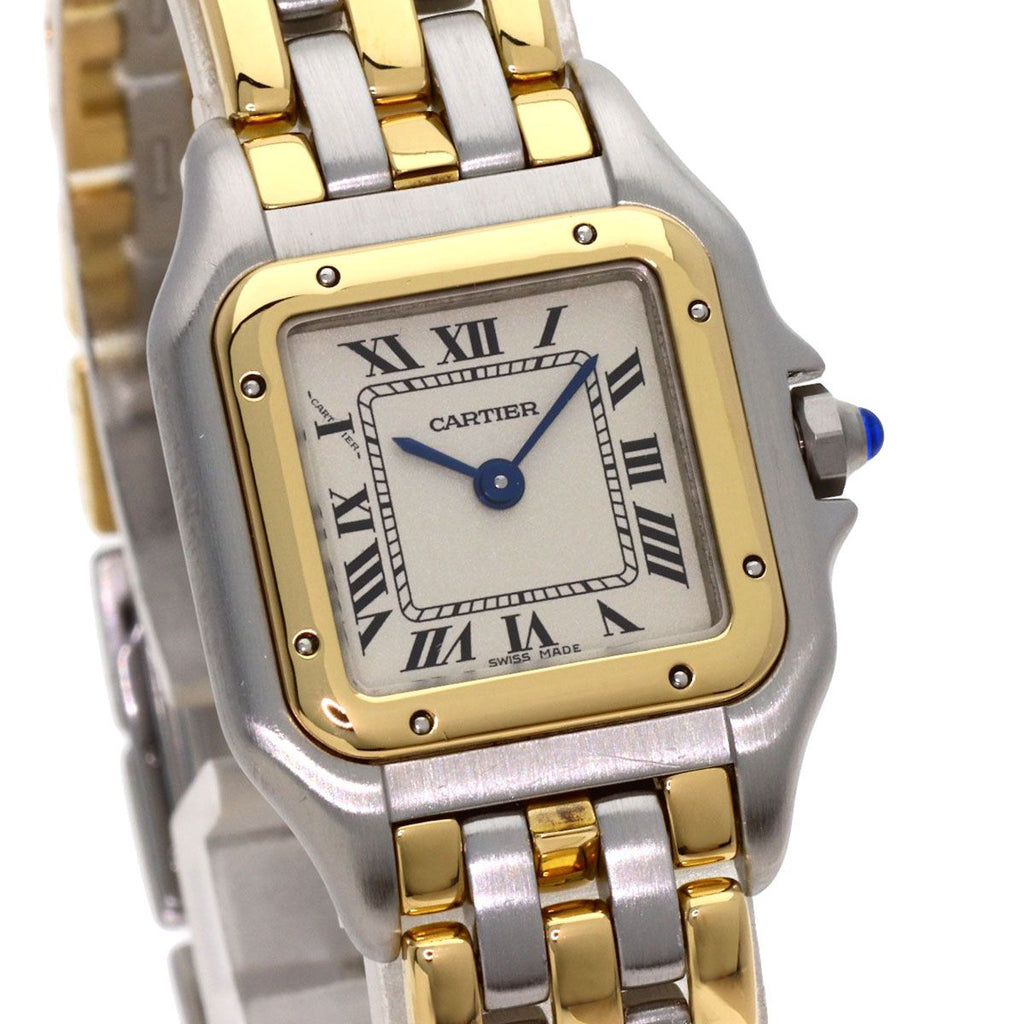 Cartier Panthère SM 3 Row Watch SS Yellow Gold — view 4
