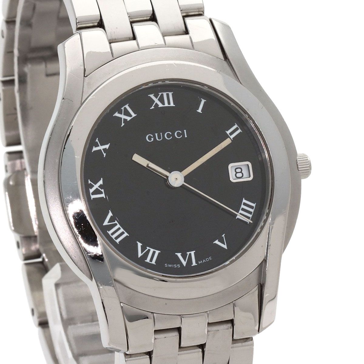 Gucci Round Face Watch SS — view 4