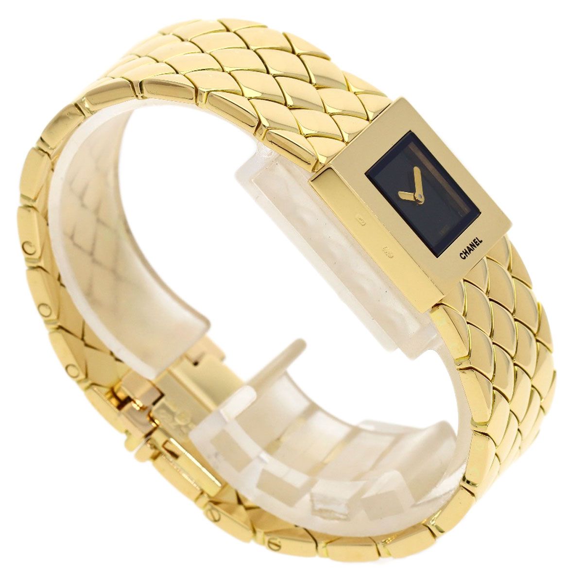 Chanel Quilted Watch 18k Yellow Gold — view 2