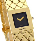 Chanel Quilted Watch 18k Yellow Gold — view 4