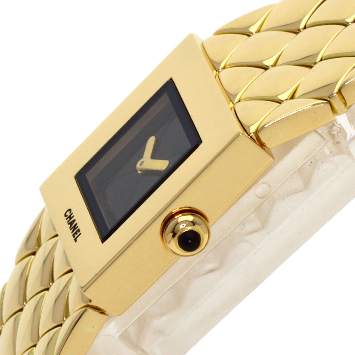 Chanel Quilted Watch 18k Yellow Gold — view 5