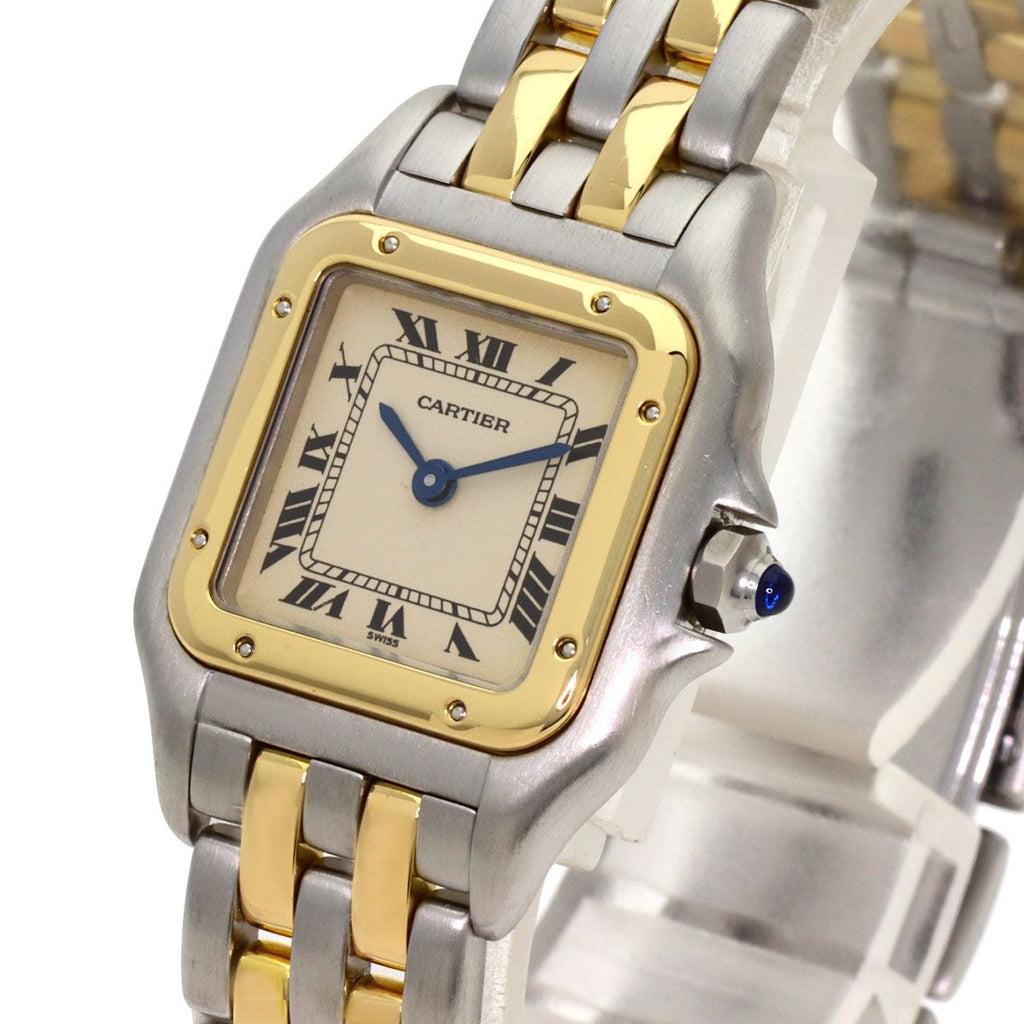 Cartier Panthère SM 2 Row Watch SS Yellow Gold — view 3