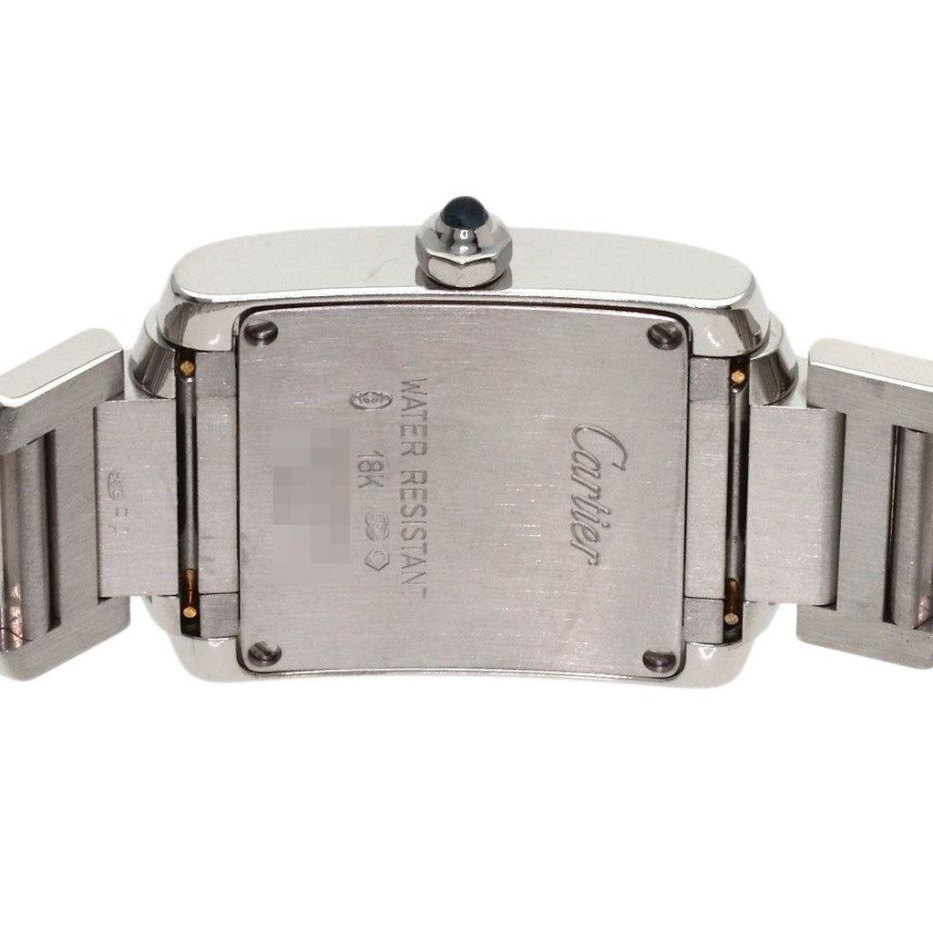 Cartier Tank Francaise SM Watch 18k White Gold — view 6