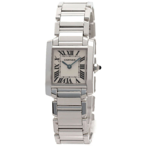 Cartier Tank Francaise SM Watch 18k White Gold