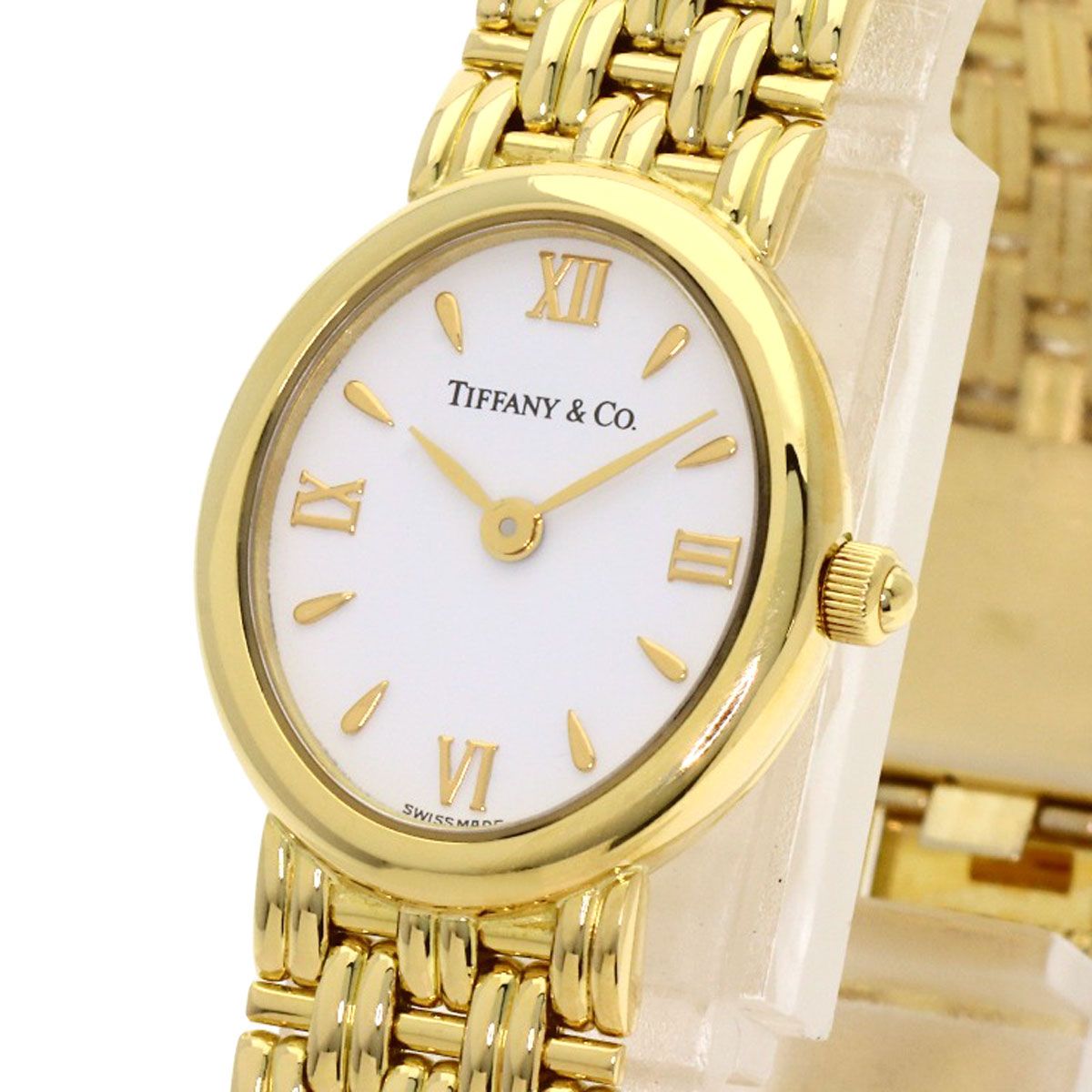 Tiffany & Co Oval Watch 18k Yellow Gold — view 3