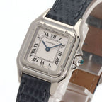 Cartier Panthère SM Watch 18k White Gold Leather — view 3
