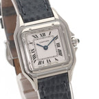 Cartier Panthère SM Watch 18k White Gold Leather — view 4