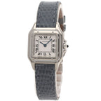 Cartier Panthère SM Watch 18k White Gold Leather