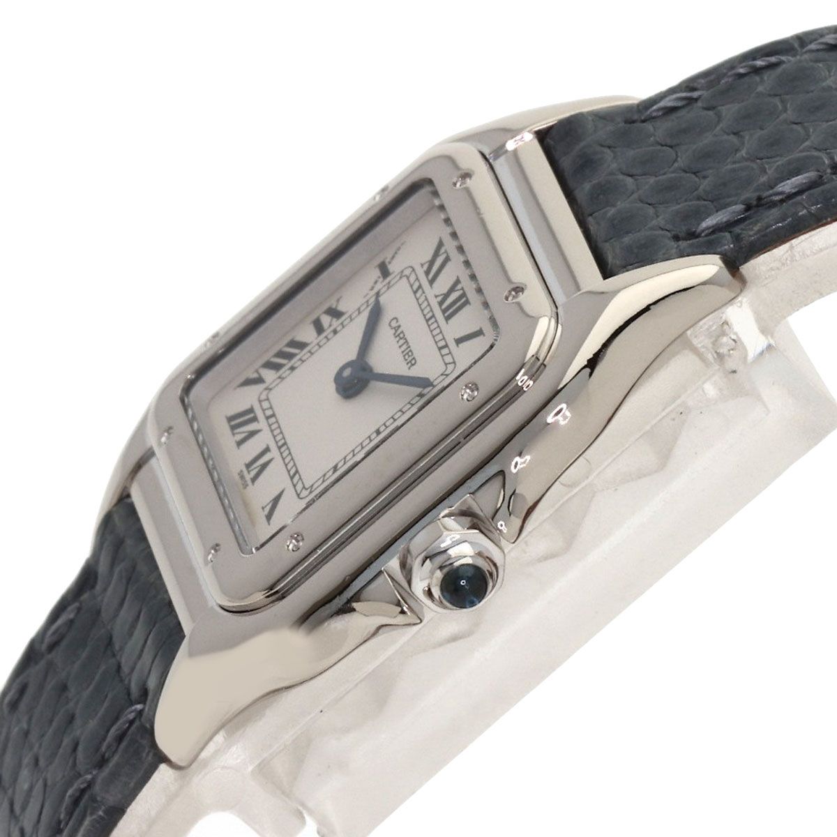 Cartier Panthère SM Watch 18k White Gold Leather — view 5