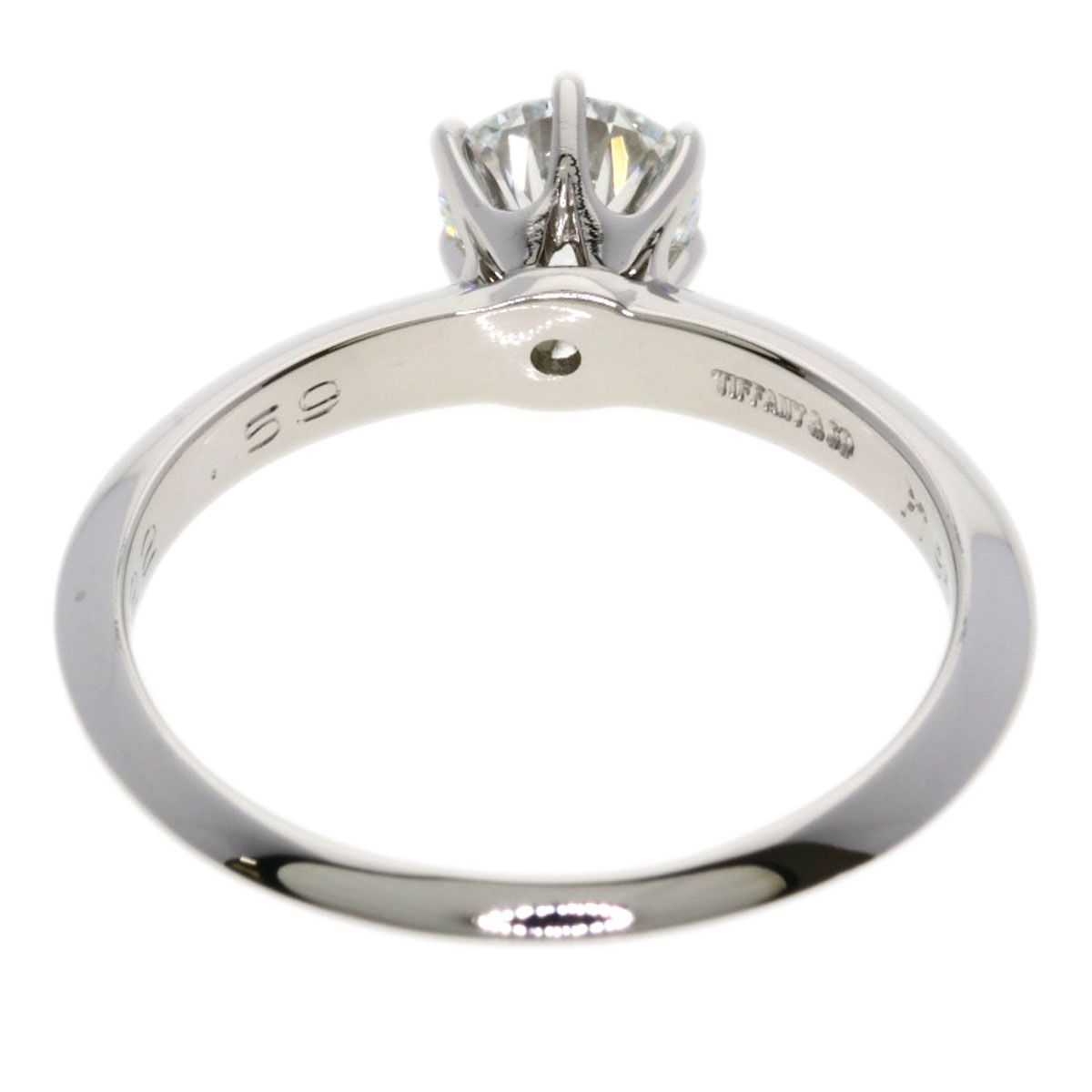 Tiffany & Co Solitaire Diamond Ring — view 4