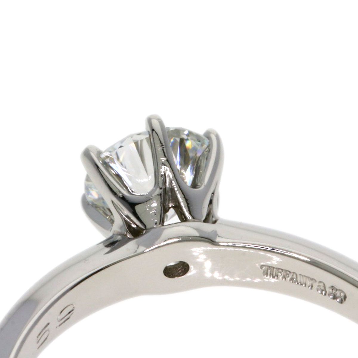 Tiffany & Co Solitaire Diamond Ring — view 8