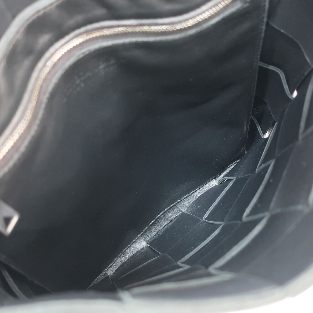Bottega Veneta Ten Cassette Messenger Bag Black Leather — view 6
