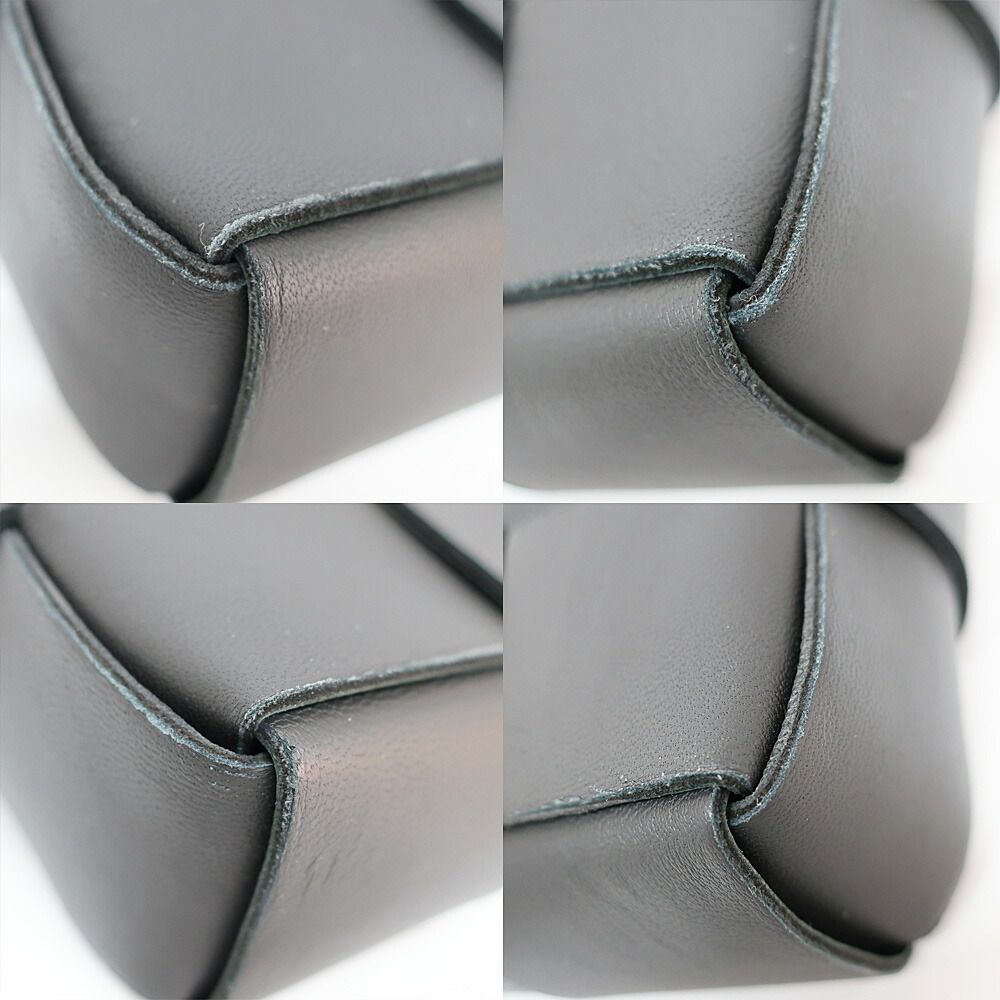 Bottega Veneta Ten Cassette Messenger Bag Black Leather — view 5