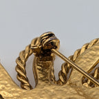 Chanel Brooch CC Logo Gold Sun Vintage — view 5