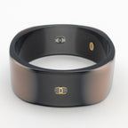 Chanel CC Logo Black Pink Plastic Bangle Bracelet — view 3
