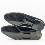Louis Vuitton Chapman Brazza Auteuil Loafers Black Velvet Velour Embroidery — view 7