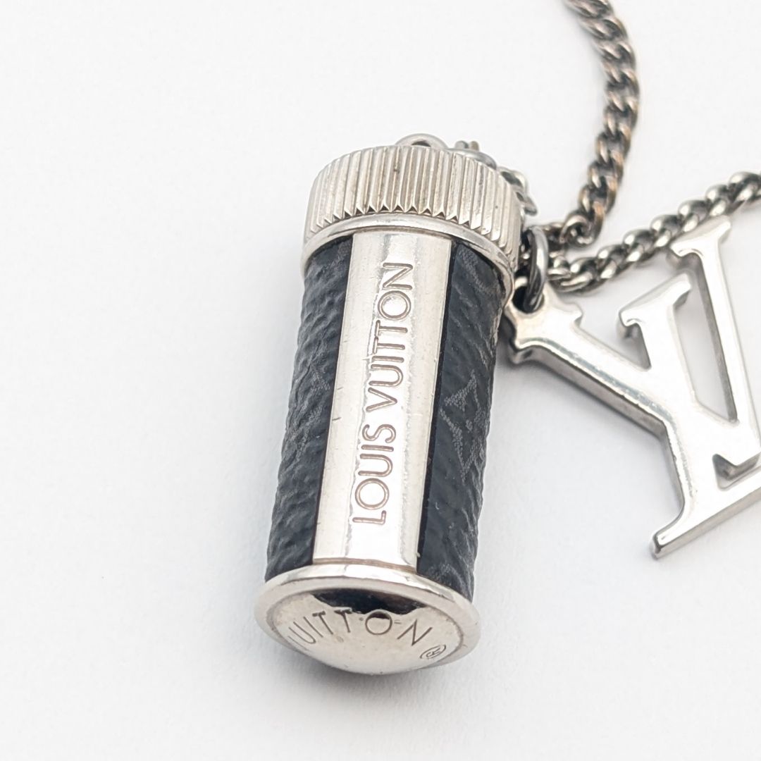 Louis Vuitton Monogram Eclipse Collier Charm Necklace — view 3