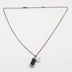 Louis Vuitton Monogram Eclipse Collier Charm Necklace — view 9