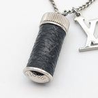 Louis Vuitton Monogram Eclipse Collier Charm Necklace — view 2