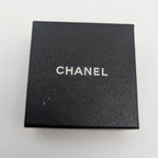 Chanel Earrings CC Logo Gold Black Large Round Vintage — view 8