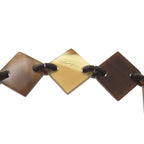 Hermes Diva Buffalo Horn 925 Sterling Silver Brown Necklace — view 5