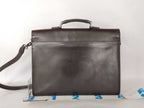 Gucci Business Bag Brown Leather 2-Way Silver — view 2