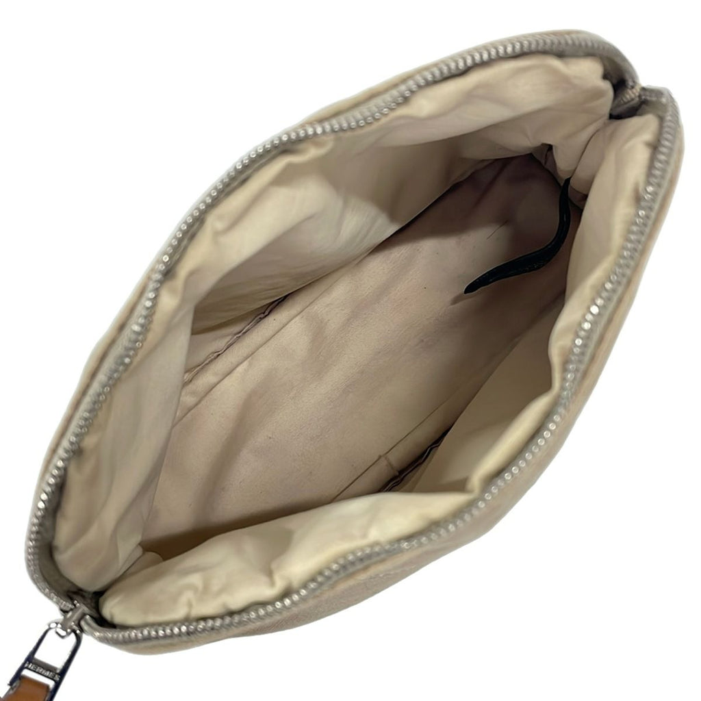Hermes Pouch Beige Light Brown Leather — view 4