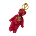 Prada Key Holder Red Rhinestone Bear