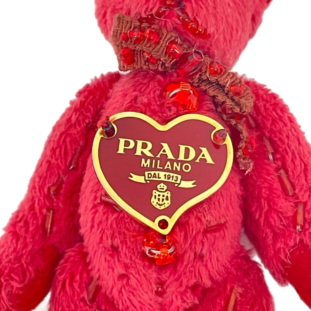 Prada Key Holder Red Rhinestone Bear — view 3