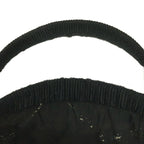 Chanel Boston Bag Vintage Travel Line Black White Silver No Lock — view 9