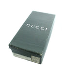 Gucci Loafers Leather Horsebit Square Toe Logo 6.5 Black — view 8