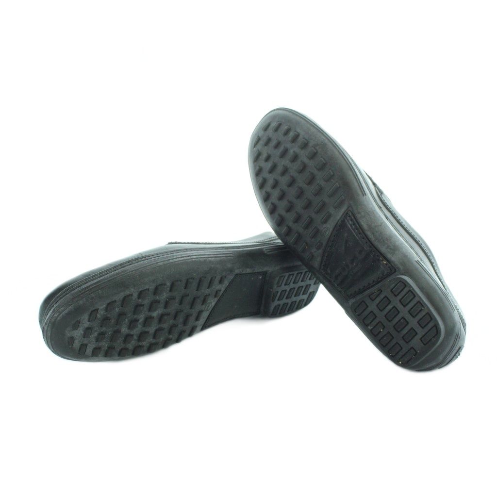 Gucci Loafers Leather Horsebit Square Toe Logo 6.5 Black — view 6