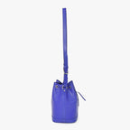 Louis Vuitton Noe BB Shoulder Bag Drawstring Epi Leather Fig Purple Silver — view 5