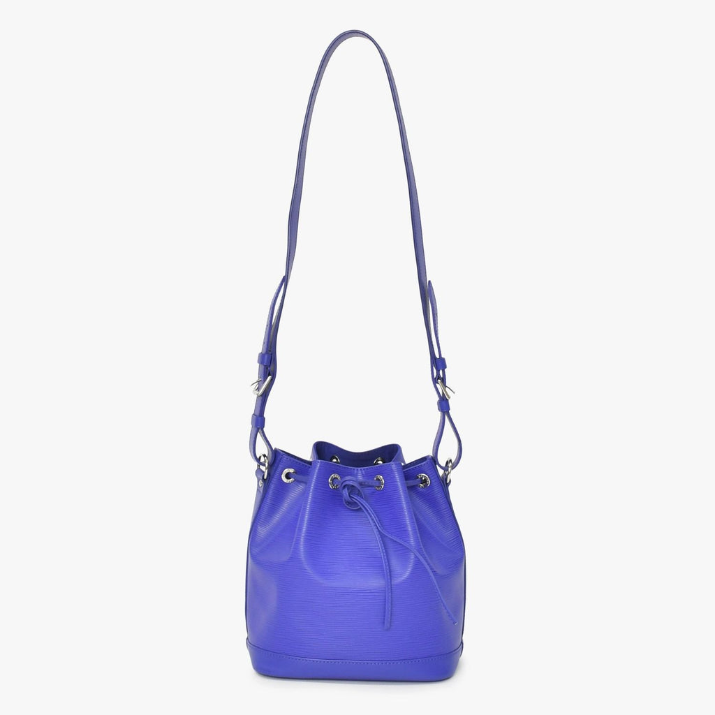 Louis Vuitton Noe BB Shoulder Bag Drawstring Epi Leather Fig Purple Silver — view 2