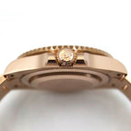 Rolex GMT Master 2 Black Watch 18k Pink Gold Automatic Winding — view 4