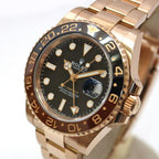 Rolex GMT Master 2 Black Watch 18k Pink Gold Automatic Winding — view 2