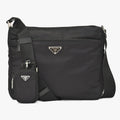 Prada Nylon Shoulder Bag Re-Nylon Black Pouch