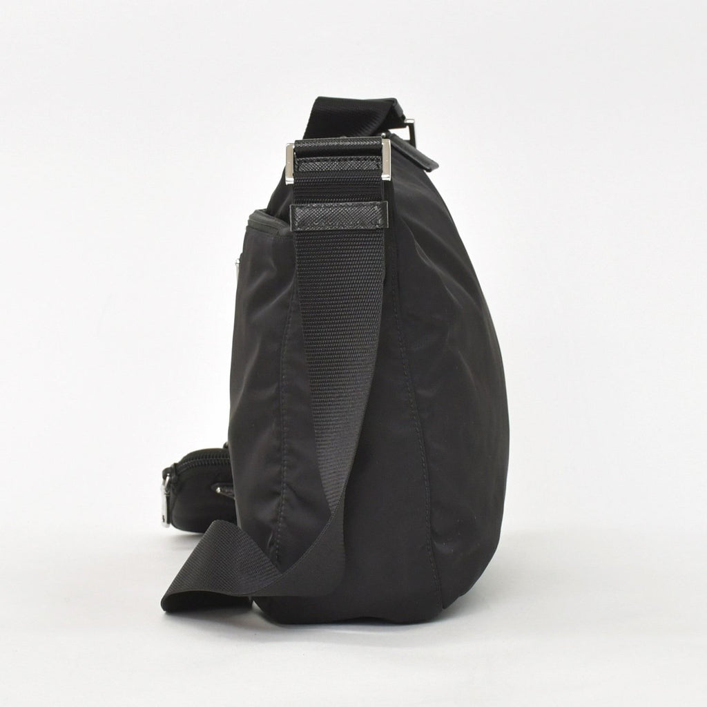 Prada Nylon Shoulder Bag Re-Nylon Black Pouch — view 2