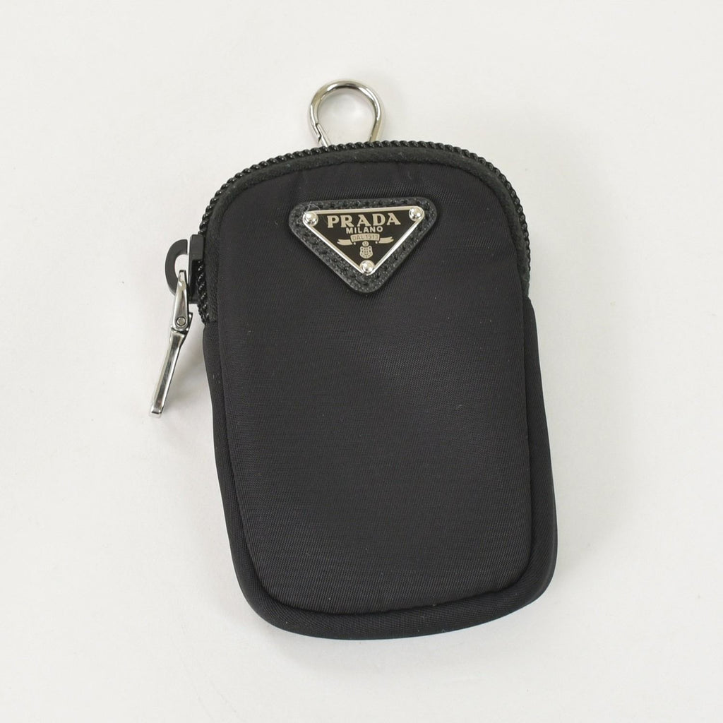 Prada Nylon Shoulder Bag Re-Nylon Black Pouch — view 8