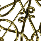 Loewe Brooch Anagram Gold Metal — view 5
