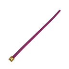 Hermes Bracelet Infini Purple Red Leather Double Strand Gold — view 5