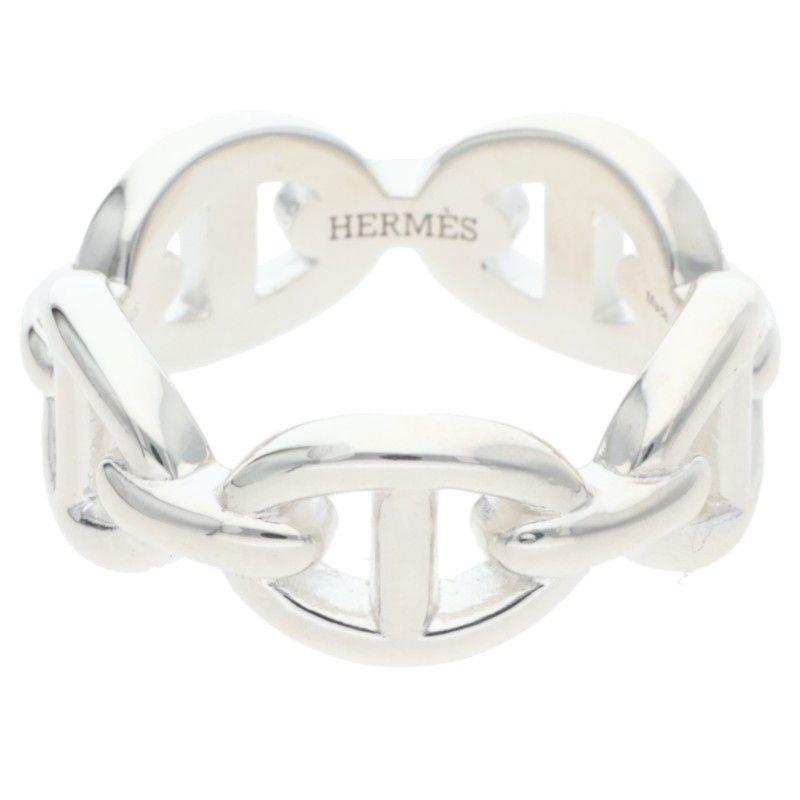 Hermes Chaine D'ancre Enchainee PM Silver Ring