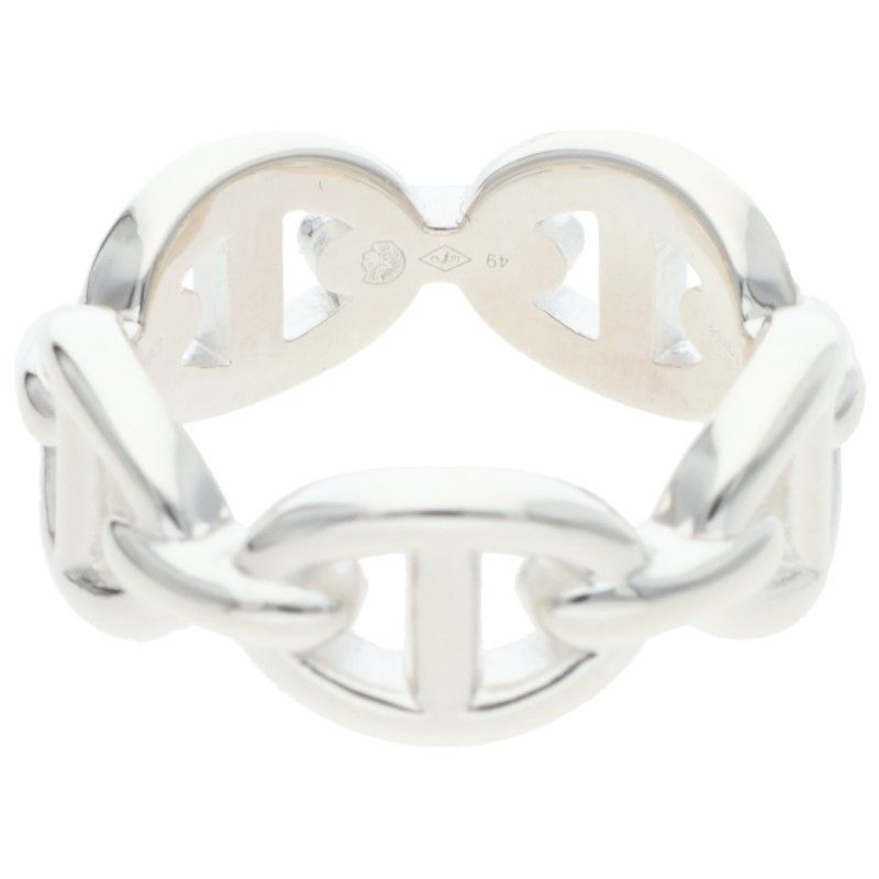 Hermes Chaine D'ancre Enchainee PM Silver Ring — view 2
