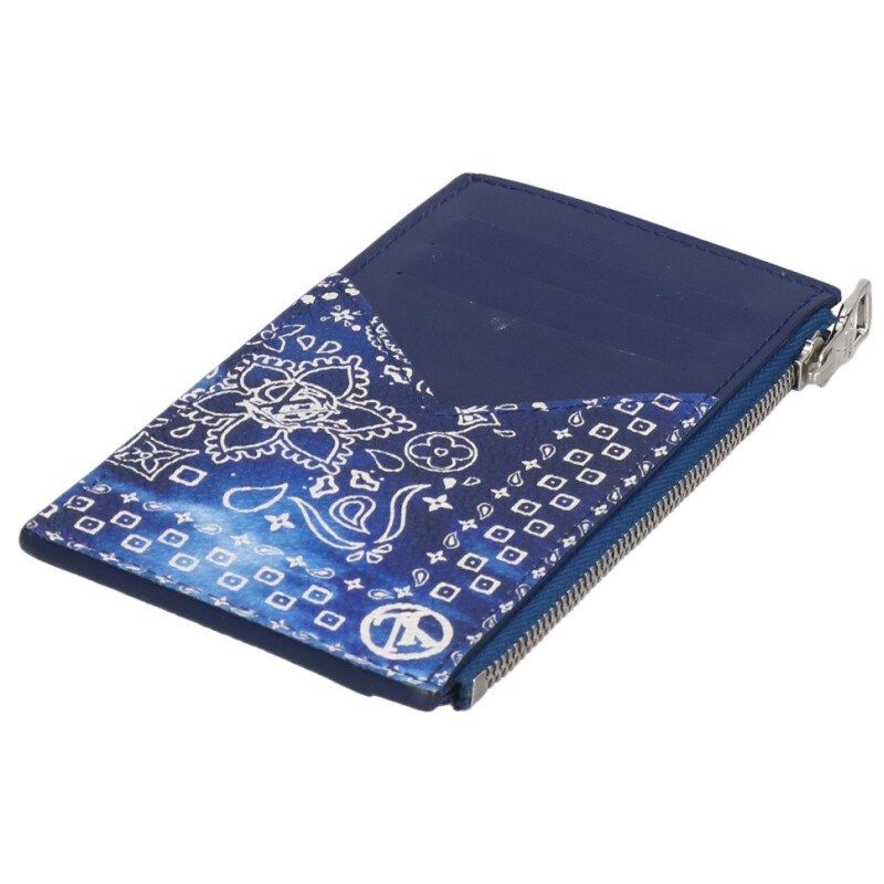 Louis Vuitton Coin Card Holder Bandana Pattern Monogram Lambskin Case — view 3