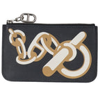 Hermes Zip Azap Swift Leather Card Case with Chaine D'ancre Charm